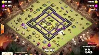 TH9 vs TH9 square base setup - Dragons & loons - m4v21