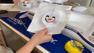 Embroidery Garden Snowman Snowball SnowAlong Video 3