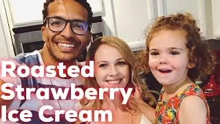 Roasted Strawberry Ice Cream Recipe | Family Cooking Channel