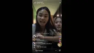 Ashley, nagtatago sa IG live nila Jelay at Yen.