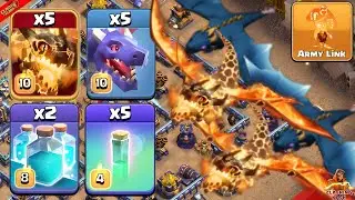 DRAGON MANIA TH15 ATTACK STRATEGY WITH LINK | TH15 LEGEND ATTACK STRATEGY