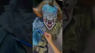 Pennywise the Dancing Clown! #art #artclass #pennywise #drawing #painting #tutorial #hyperrealism