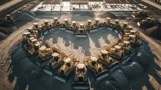 Realistic RC excavator toys working in the garden with truck Best rc vehicle