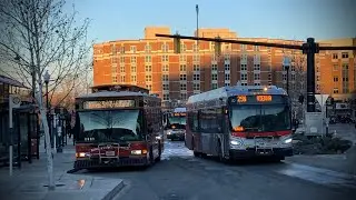 WMATA & Alexandria DASH Transit action at King Street Metro
