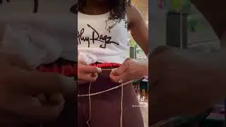 ☝🏾How to Tie #waistbeads 🫴🏾
