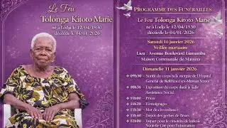 À Dieu KOKO Marie TOLONGA KITOKO😭