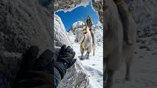 😱 My Heart Stopped! Real Darshan of Mahadev & Nandi 🔱🏔️❄️ #Shorts #shortsfeed