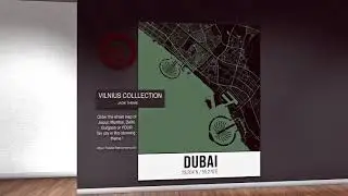 City Street Map Art - The VILNIUS Series