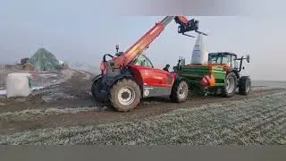 Nawozy 2023 /korn-kali/ NOWY NABYTEK 🤑Case farmall 110c &amazone za-m 1501/weidemann t6025   4K