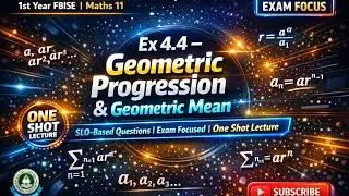 EX 4.4 Class 11 NBF Geometric Progression&Geometric Mean #education #mathematics #foryou #knowledge 