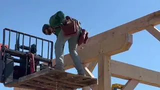 Timber Frame Pavilion Build! (Timelapse)