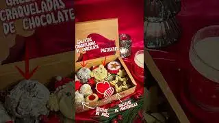 Caja de galletas surtida para regalo de Navidad🍪🎄 #christmas #cookiebox #galletasdemantequilla