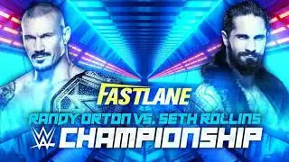WWE Fastlane 2022 Custom Match Card Parts