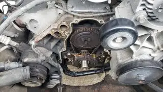 2005 5.3L Chevy Silverado oil pump, timing chain, water pump, and ac