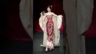🔥 Gabriella Vania redefines Chinese bridal elegance with a touch of modern allure. #fashion #shorts
