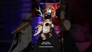 EVA Foam Deer Skull Mask Tutorial #cosplay #skullmask #halloweencostume