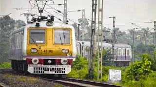 Newly coloured aerodynamic patrolling special train speeding on a huge curve | eastern railway