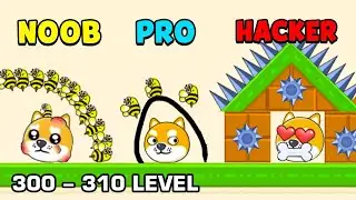 Save The Dog Speedrun Gameplay Level 300 - 310 All Levels Answers