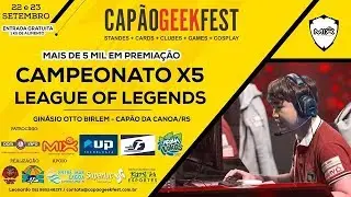 ARENA X5 - CAP&Atilde;O GEEK FEST 23/09