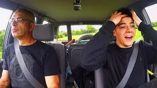 MY DAD TEACHES ME TO DRIVE...