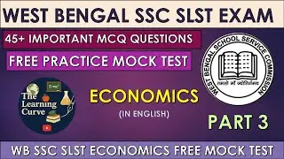 📚 WBSSC SLST Economics Mock Practice Set 3 | Practice & Perfect Your Exam Skills! 🚀