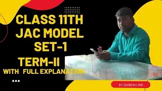 model set 11th jac board 2022 chemistry