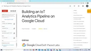 Building an IoT Analytics Pipeline on Google Cloud #gcp #googlecloudfacilitator #quests