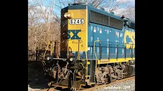CSX GP40-2 #6245 Switching Out Teknor Apex on B724!