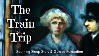 Calm Story with a Deep Voice in the Rain | The Train Trip