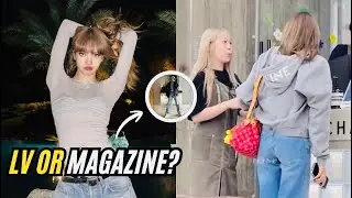 Lisa BLACKPINK Spotted at Seoul Salon; Fans Link Celine Look to LV Beauty & Magazine Release