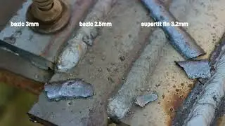 Sudura cu electrozi bazici - IWELD SuperForce 230 IGBT. Welding with 6013 and 7018 Electrodes.