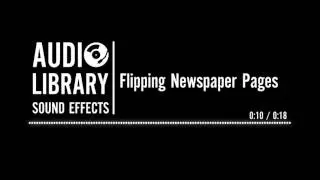 Flipping Newspaper Pages - Sound Effect
