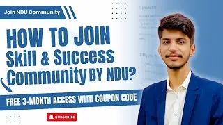 How to Join Skill & Success Community By NDU | Free 3-Month Access with Coupon Code