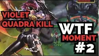 WTF MOMENT AOV (ARENA OF VALOR) PART 2 || VIOLET QUADRA KILL || ARENA OF VALOR INDONESIA