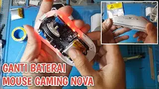 REPLACE NOVA V4 WIRELESS GAMING MOUSE BATTERY Press play