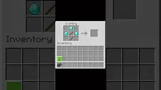 Minecraft me craft a powerful diamond pickaxe #minecraft #mcpe #shorts