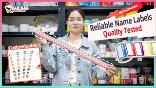 Reliable Name Labels | Print Clarity, Strong Adhesion & Weather Resistance Tested