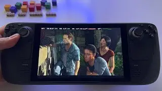 Uncharted: The Lost Legacy | Legacy of thieves collection 2022 - Steam Deck gameplay