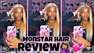 Honest review on $83 AliExpress monstar 613 blonde hair!💁🏽‍♀️💕