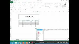 how to make discount sheet