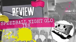 Screen Printing with Speedball Night Glo Ink