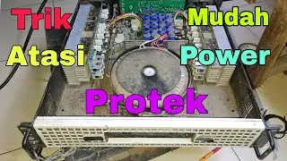 Cara mengatasi power amplifier protek