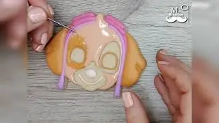 Skye Paw Patrol Galleta Decorada con Royal Icing
