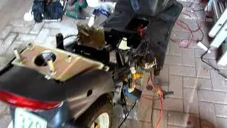 Benzinroller Umbau zu Elektroantrieb.MOV