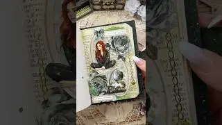 ASMR journal green dreams🌙✨🌿🐈&zwj;⬛⭐️🌌|#asmr #journal #journaling #green #fyp #diy #viralvideo