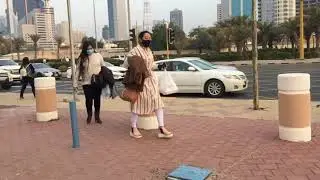 Kuwait City in maliya beach vlog 01/01/2021