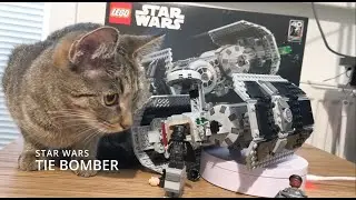 RELAXING BUILD OF TIE BOMBER  lego RELAXING BUILD