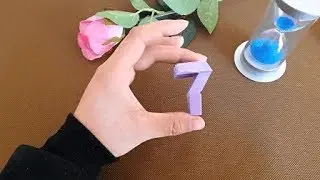 Origami Number 7 | How to make an Origami Number 7 | DIY paper craft