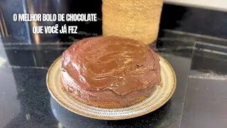 O MELHOR BOLO DE CHOCOLATE QUE VOCÊ JÁ FEZ!