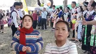 A nkuab poj niam tsaj xos kom los mu tsev 